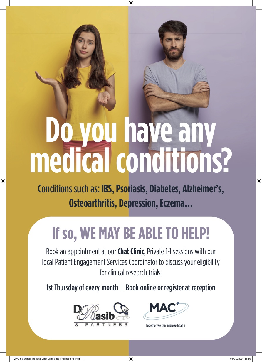 MAC & Cannock Hospital Chat Clinics poster chosen A52.jpg